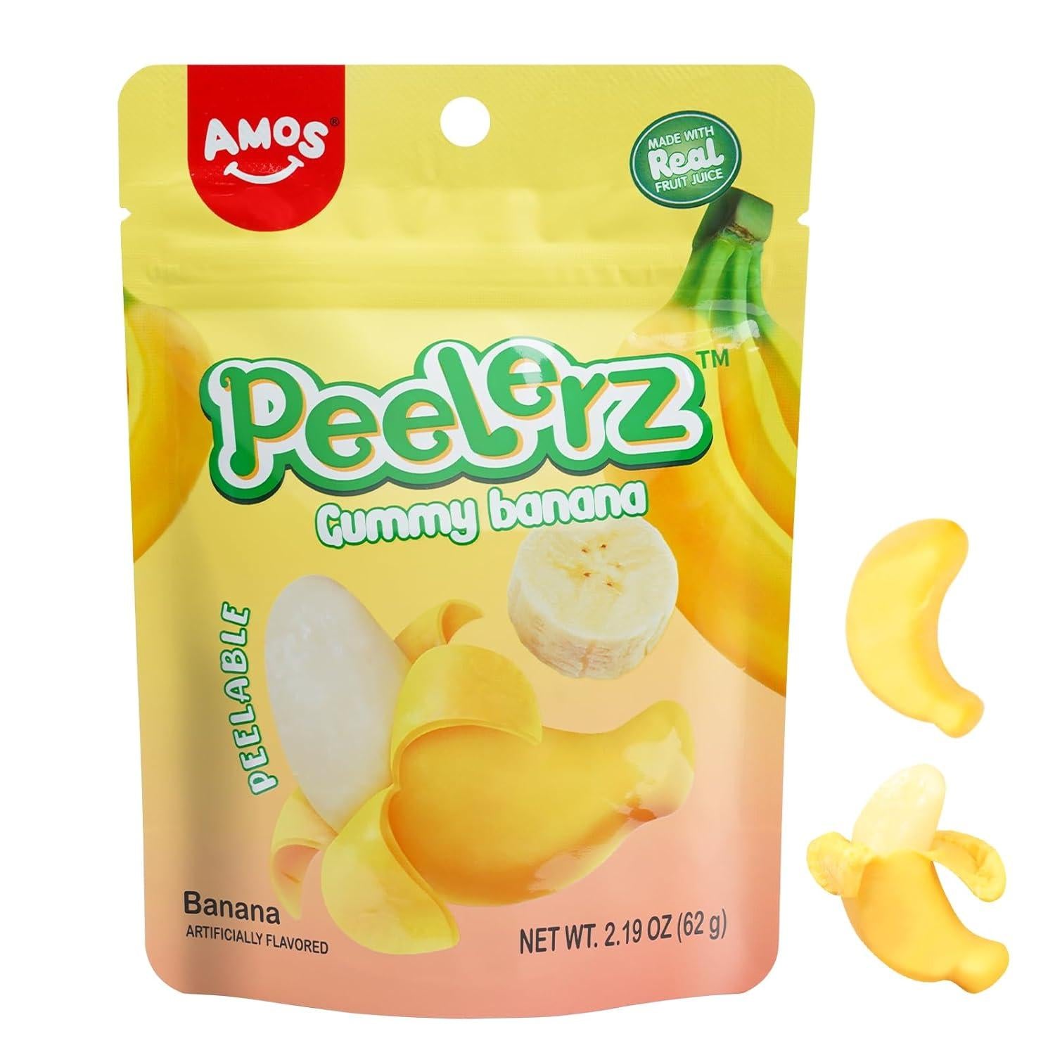 Amos Peelerz Gummy Banana 65g-SNACK SHOP AUSTRIA-SNACK SHOP AUSTRIA