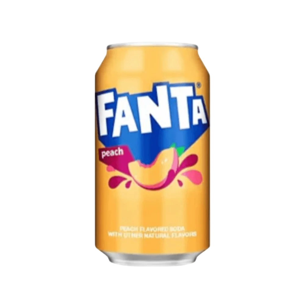 Fanta Peach USA 355ml-Coca-Cola Company-SNACK SHOP AUSTRIA