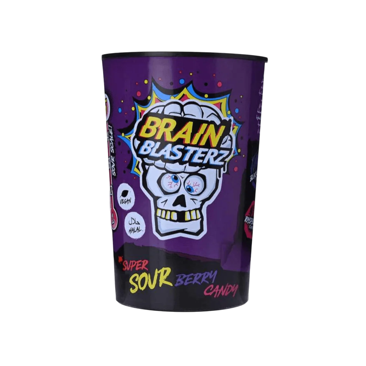 Brain Blasterz Hard Sour Candy Dark Fruits 48g-BRAIN BLASTERZ-SNACK SHOP AUSTRIA