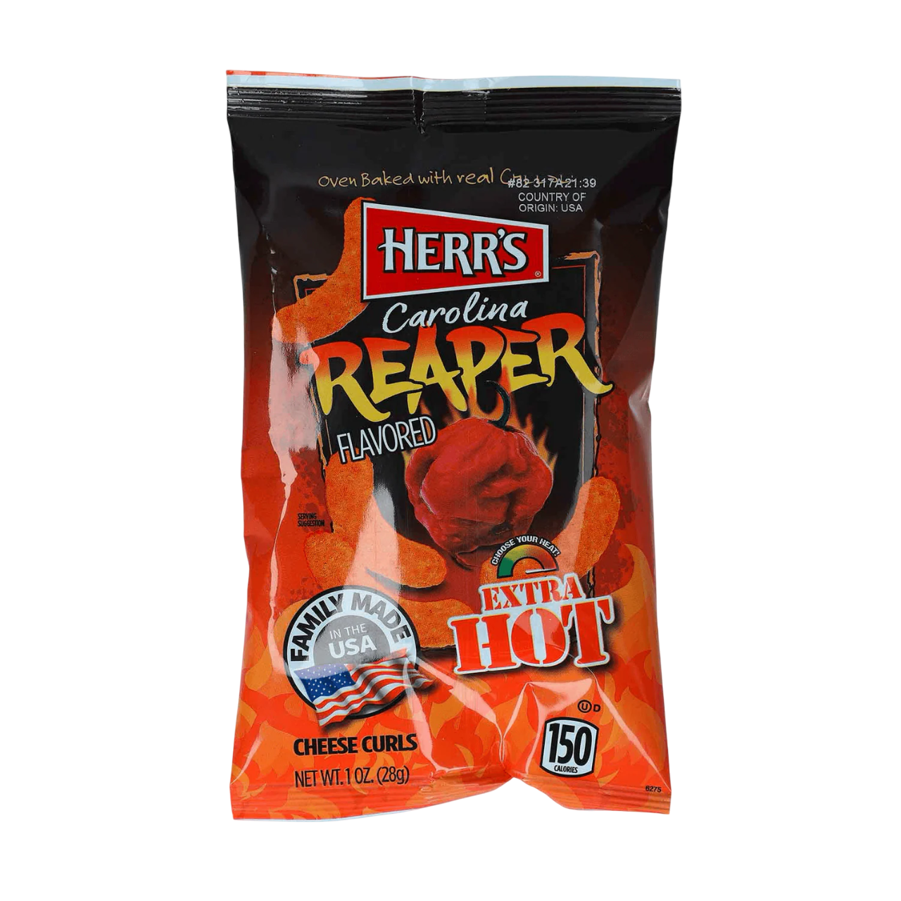 Herr's Carolina Reaper Flavored 28g-Herr´s-SNACK SHOP AUSTRIA