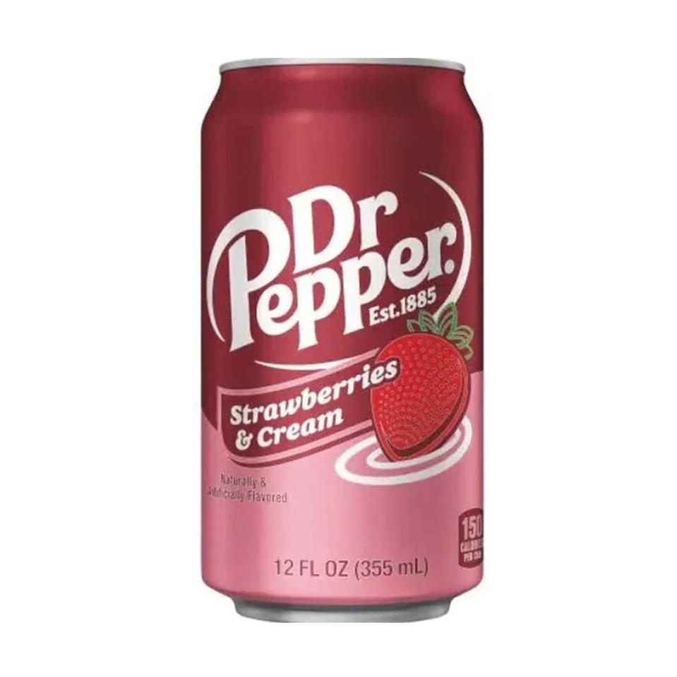 Dr Pepper Strawberries & Cream USA 355ml-SNACK SHOP AUSTRIA-SNACK SHOP AUSTRIA