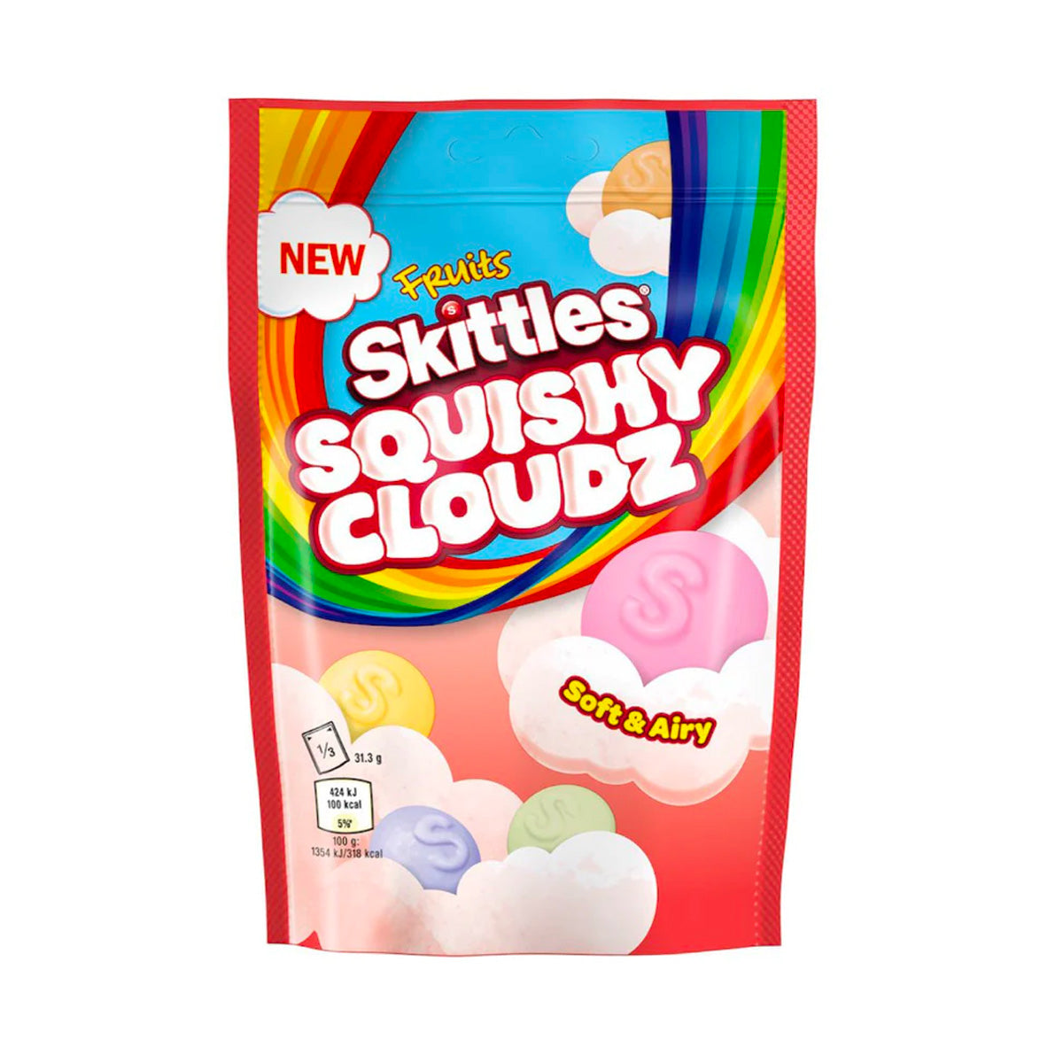 Skittles Squishy Cloudz Fruits 94g-Skittles-SNACK SHOP AUSTRIA