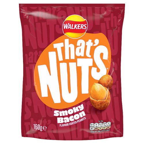 Walkers Thats Nuts Smoky Bacon 160g-SnackShop B2C-SNACK SHOP AUSTRIA