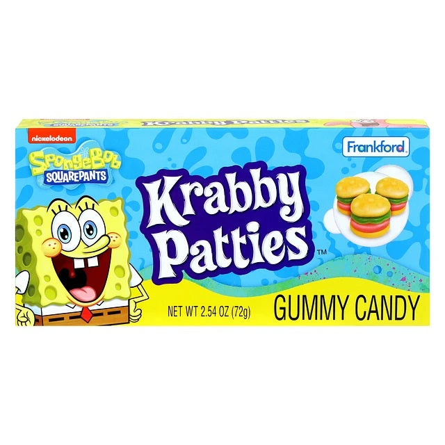 Spongebob Krabby Patties Gummy Candy 72g-SnackShop-SNACK SHOP AUSTRIA