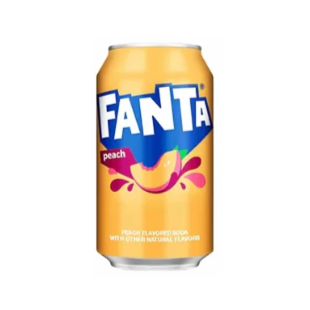 Fanta Peach USA 355ml-Coca-Cola Company-SNACK SHOP AUSTRIA