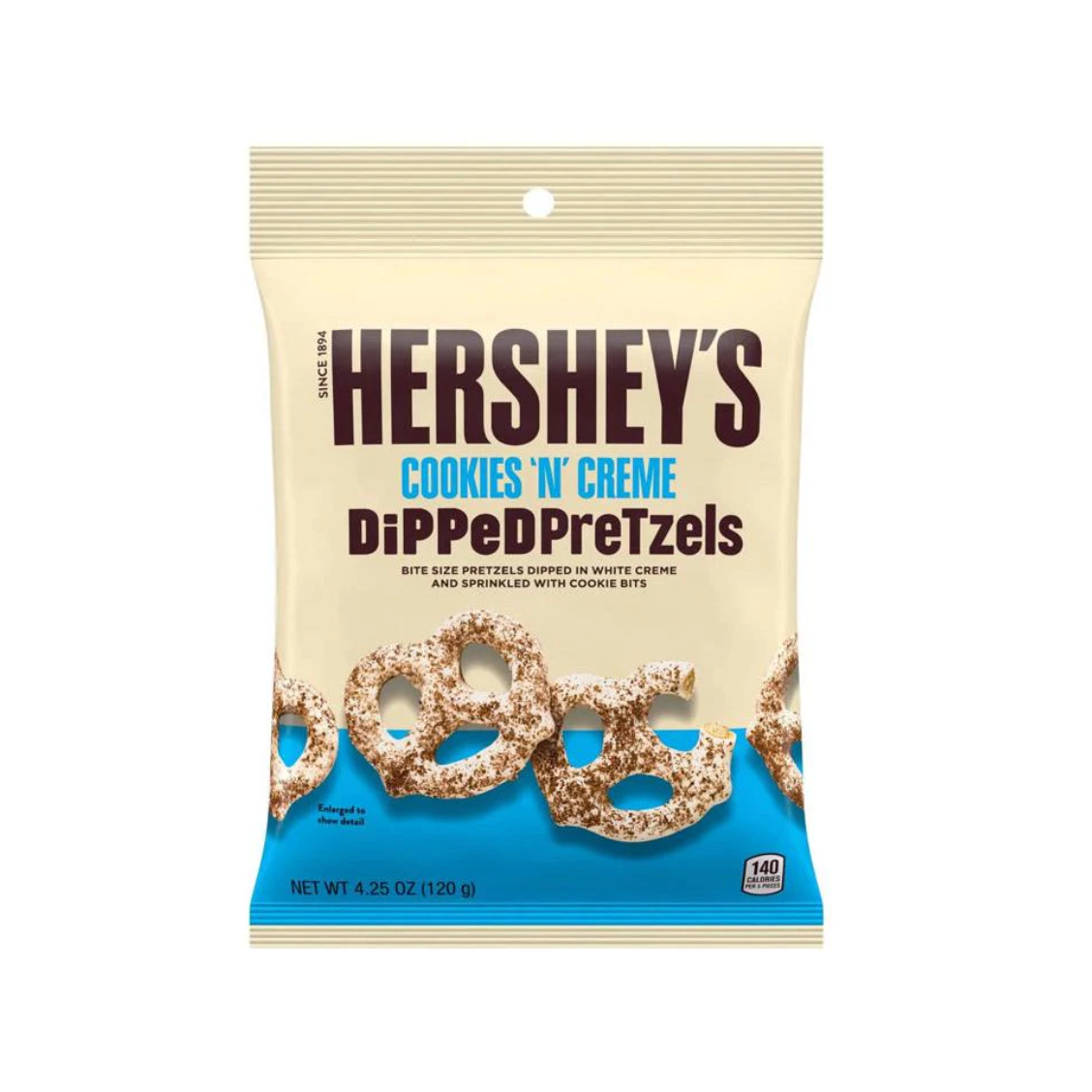 Hershey's Cookies'n'Creme Dipped Pretzels 120g-The Hershey Company-SNACK SHOP AUSTRIA