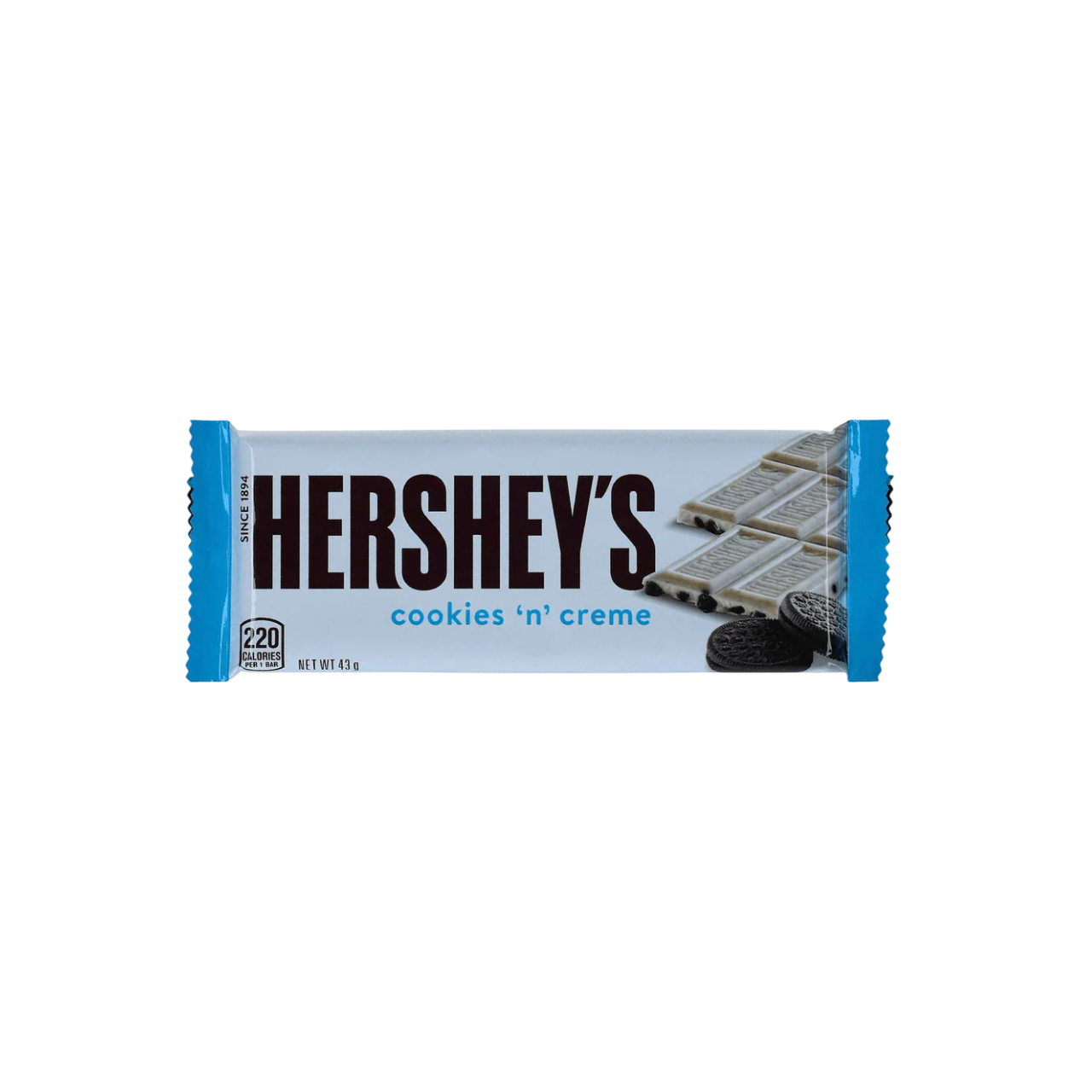 Hershey's Cookies'n'Creme Riegel 43g-Hershey's-SNACK SHOP AUSTRIA