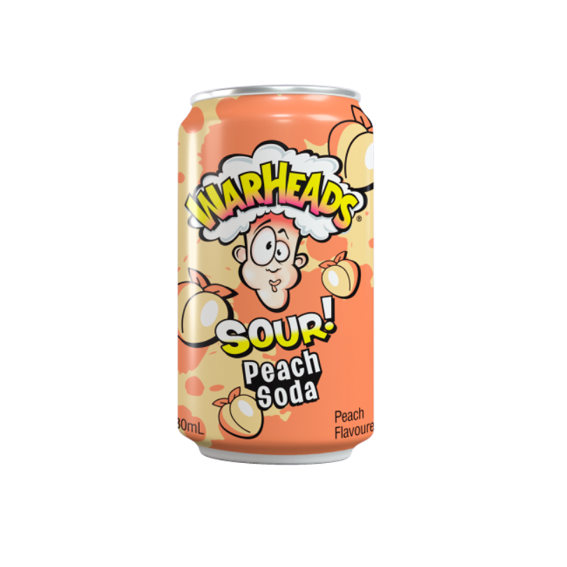 Warheads Sour Peach Soda 355ml-Warheads-SNACK SHOP AUSTRIA