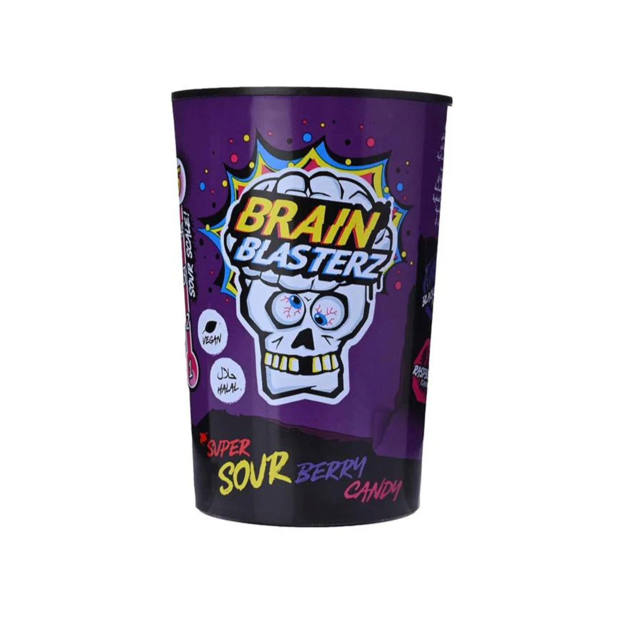 Brain Blasterz Hard Sour Candy Dark Fruits 48g-BRAIN BLASTERZ-SNACK SHOP AUSTRIA