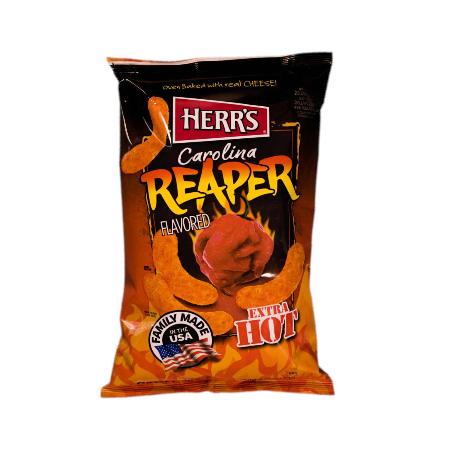 Herr's Carolina Reaper Flavored 28g-SNACK SHOP AUSTRIA-SNACK SHOP AUSTRIA