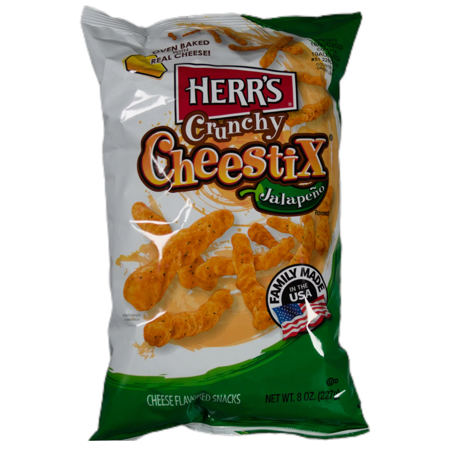 Herr's Crunchy Cheestix Jalapeno 227g-SNACK SHOP AUSTRIA-SNACK SHOP AUSTRIA