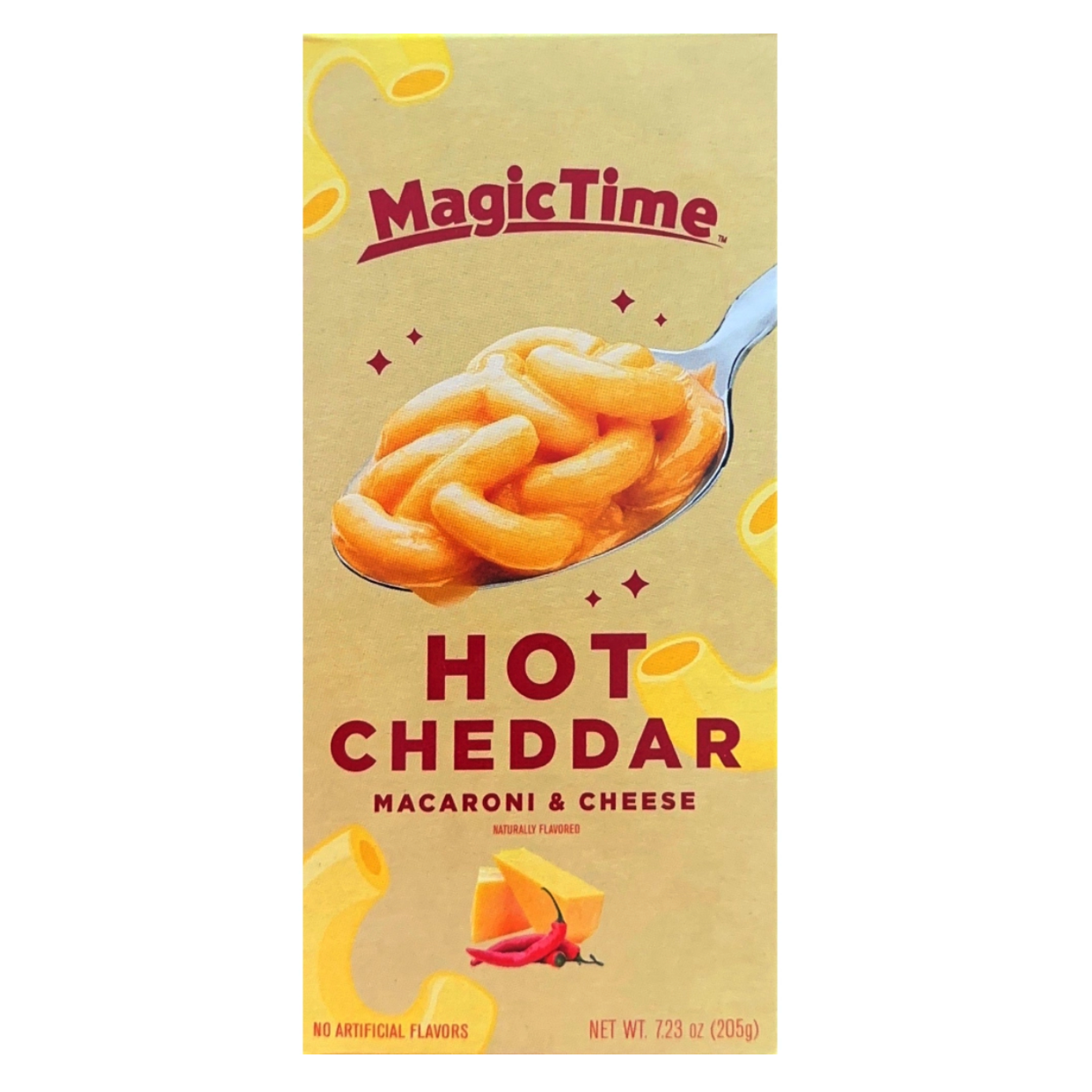 MagicTime Hot Cheddar Maccaroni & Cheese 205g-Mississipi Belle-SNACK SHOP AUSTRIA