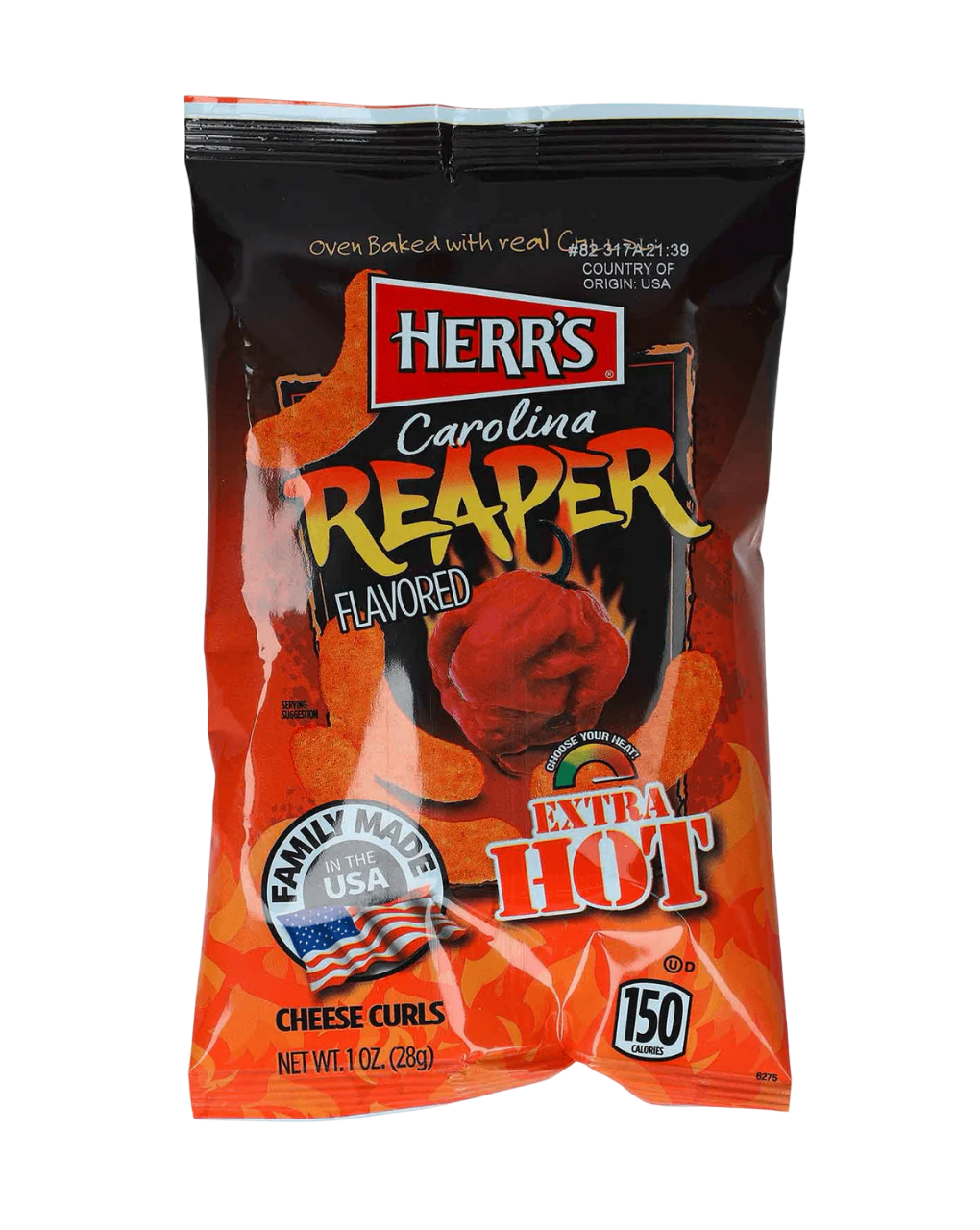 Herr's Carolina Reaper Flavored 28g-Herr´s-SNACK SHOP AUSTRIA
