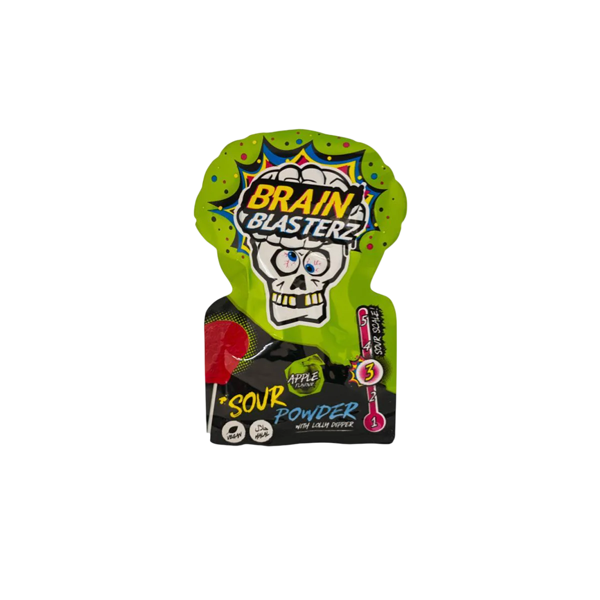 Brain Blasterz Sour Powder - Apple 10g-BRAIN BLASTERZ-SNACK SHOP AUSTRIA