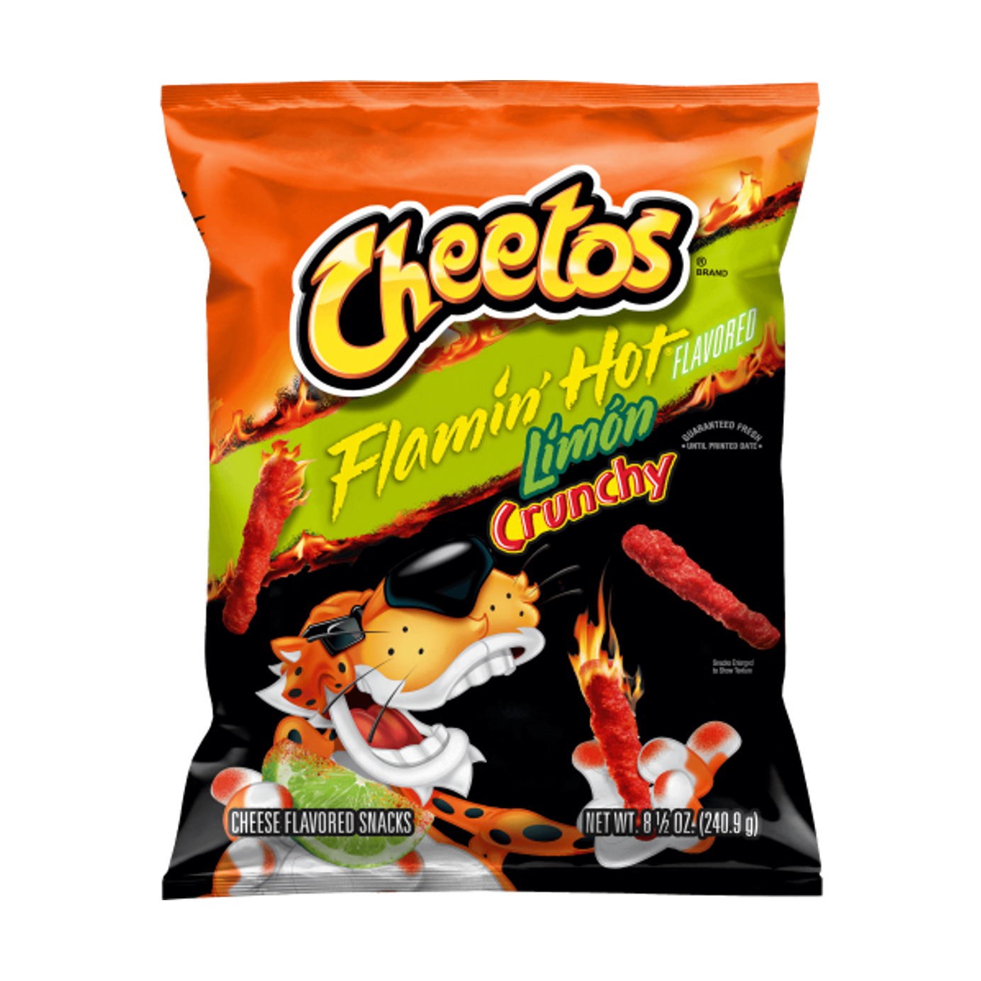 Cheetos Flamin Hot Limon Crunchy USA 227g-SNACK SHOP AUSTRIA-SNACK SHOP AUSTRIA