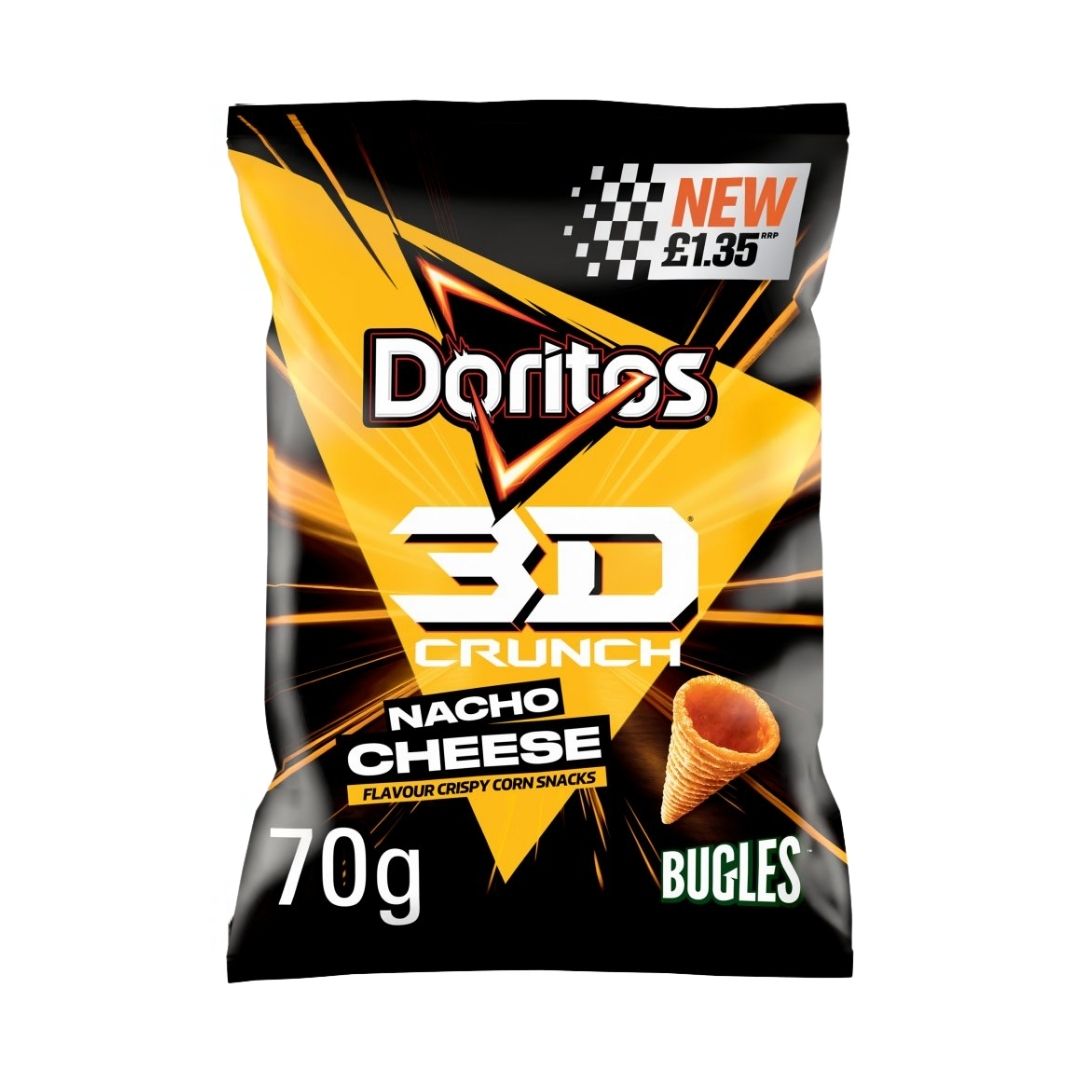 Doritos 3D Nacho Cheese 70g-Doritos-SNACK SHOP AUSTRIA