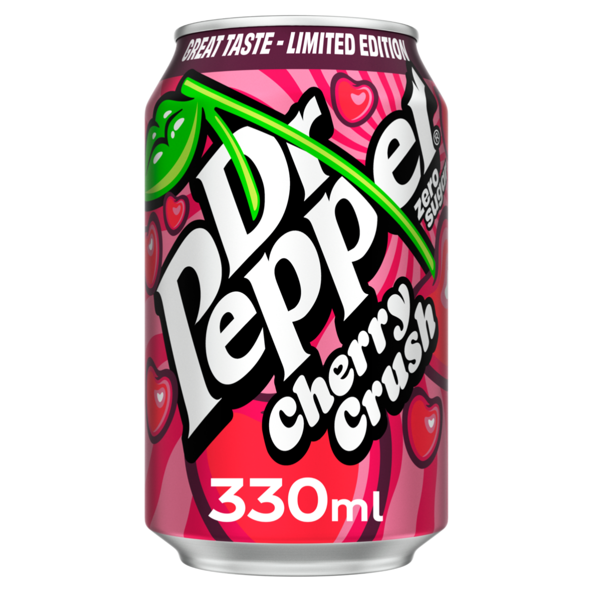 Dr. Pepper Zero Sugar Cherry Crush 330ml-SNACK SHOP AUSTRIA-SNACK SHOP AUSTRIA