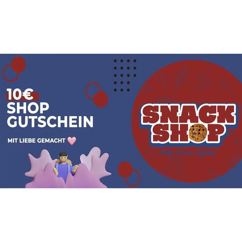 GESCHENKGUTSCHEIN für unseren Online-Shop-SNACK SHOP AUSTRIA-SNACK SHOP AUSTRIA