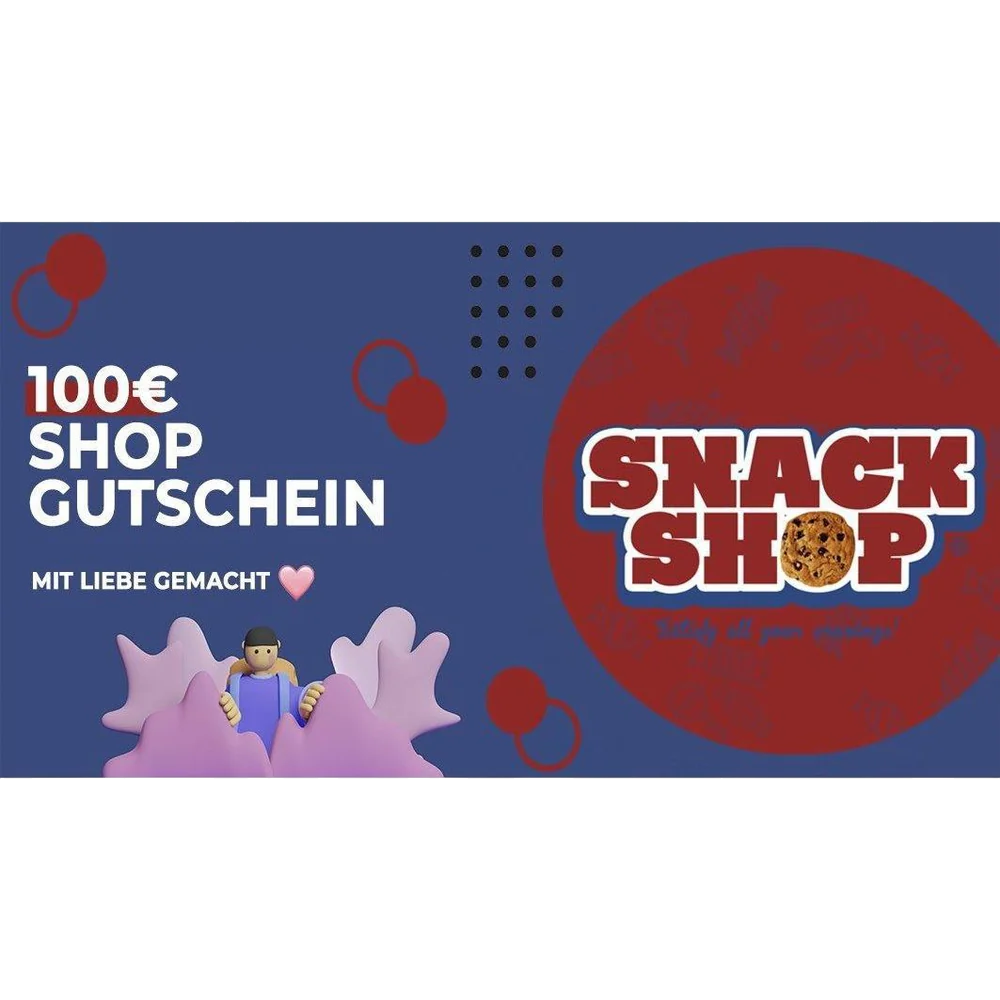 GESCHENKGUTSCHEIN für unseren Online-Shop-SNACK SHOP AUSTRIA-SNACK SHOP AUSTRIA