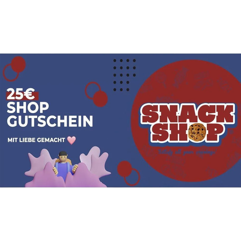 GESCHENKGUTSCHEIN für unseren Online-Shop-SNACK SHOP AUSTRIA-SNACK SHOP AUSTRIA