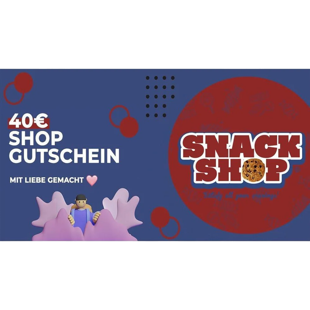GESCHENKGUTSCHEIN für unseren Online-Shop-SNACK SHOP AUSTRIA-SNACK SHOP AUSTRIA