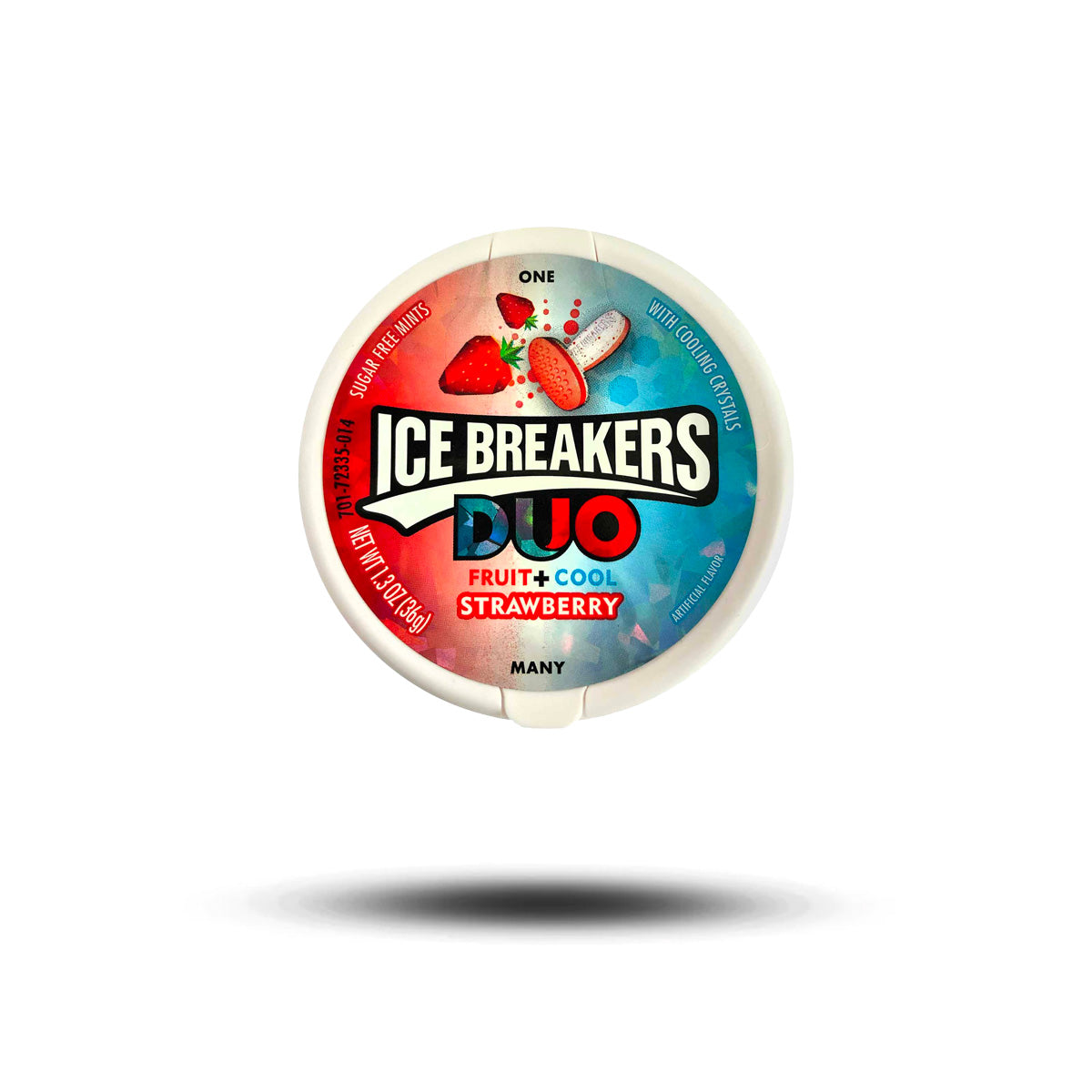 Ice Breakers Duo Fruit + Cool - Strawberry 36g-BRAIN BLASTERZ-SNACK SHOP AUSTRIA