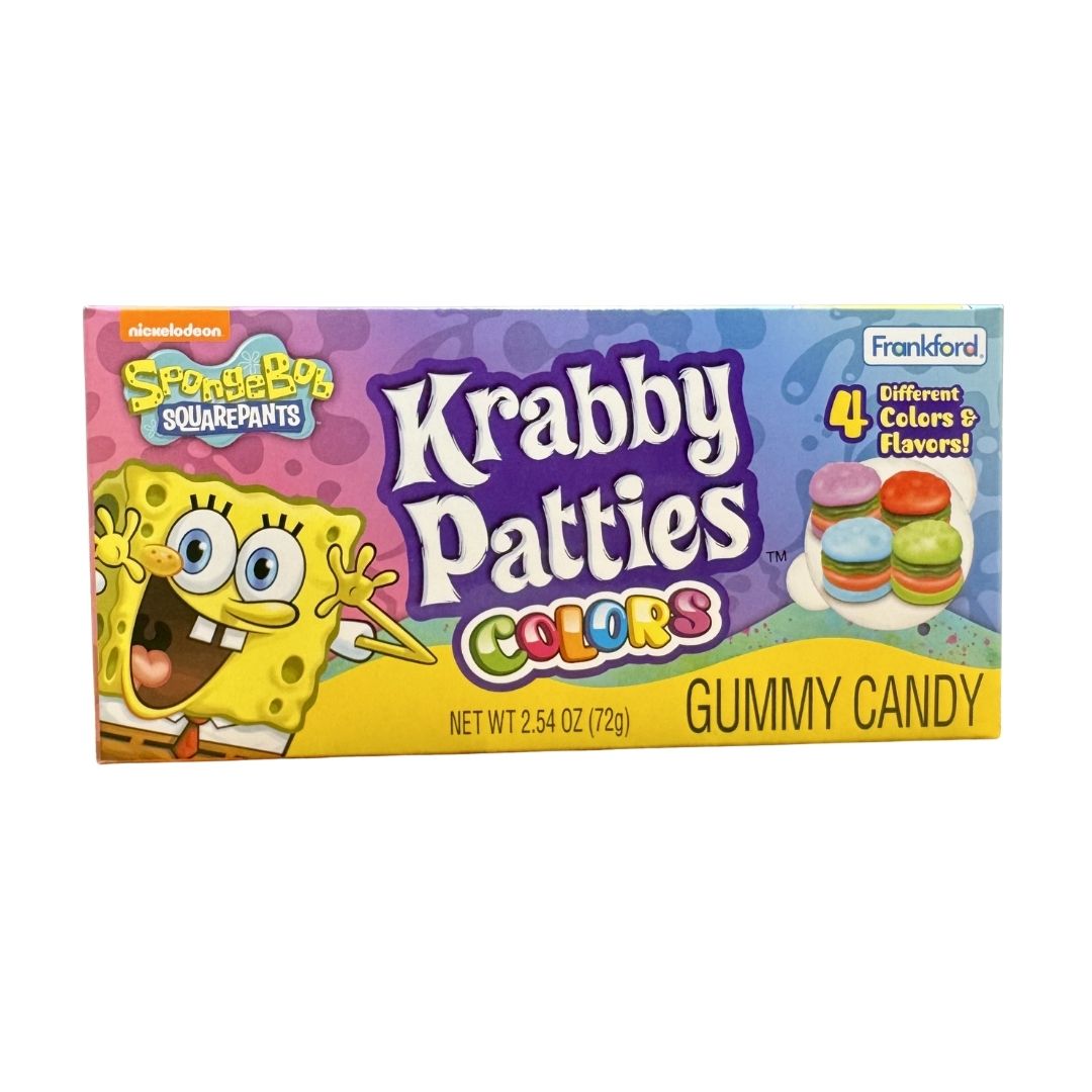 Spongebob Krabby Patties Colors Gummy Candy 72g-SnackShop-SNACK SHOP AUSTRIA