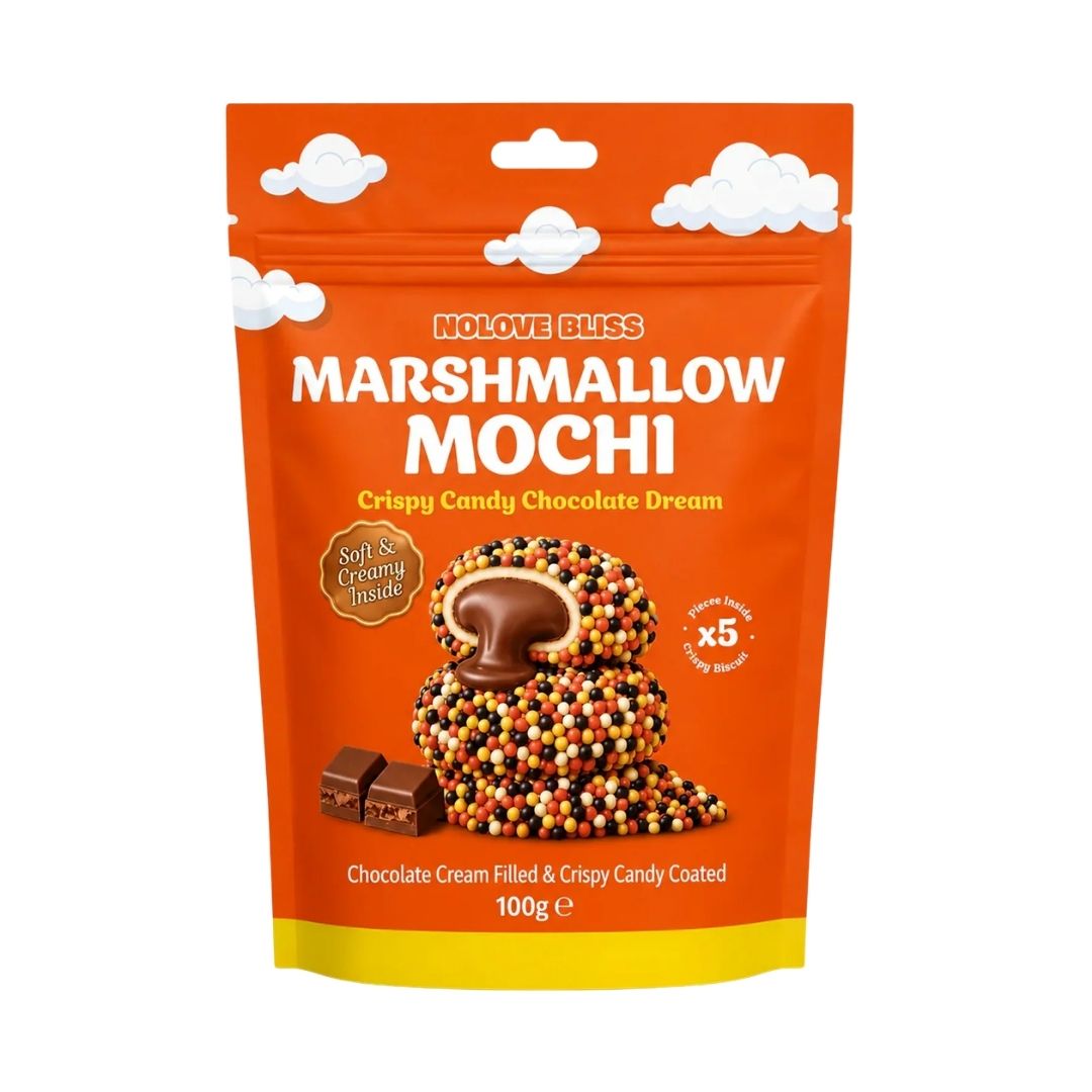 Nolove Bliss Crispy Candy Chocolate Dream Marshmallow Mochi 100g