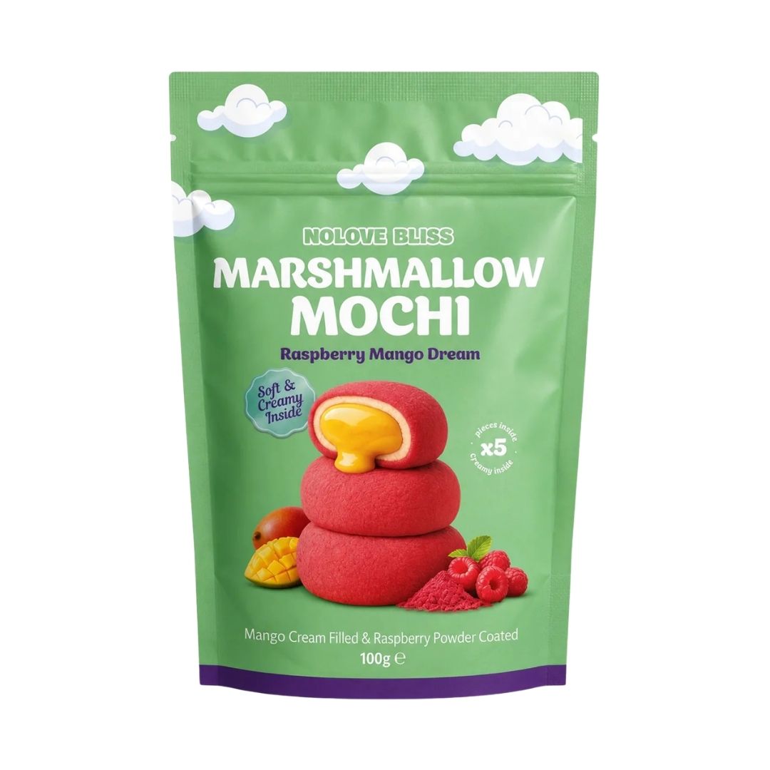 Nolove Bliss Raspberry Mango Dream Marshmallow Mochi 100g