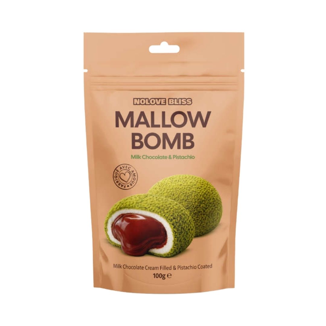 Nolove Bliss Milk Chocolate & Pistachio Mallow Bomb 100g