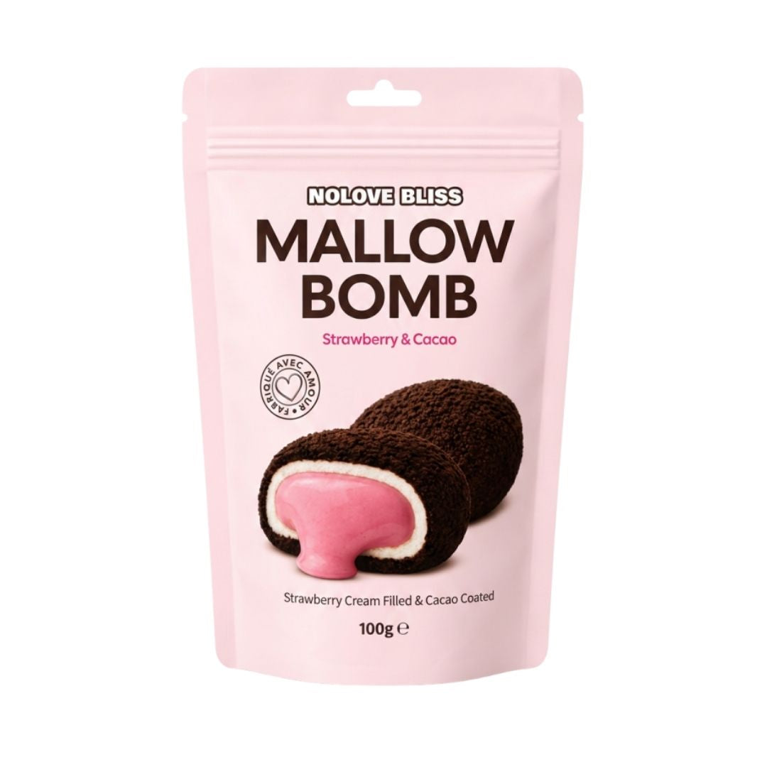 Nolove Bliss Strawberry & Cacao Mallow Bomb 100g