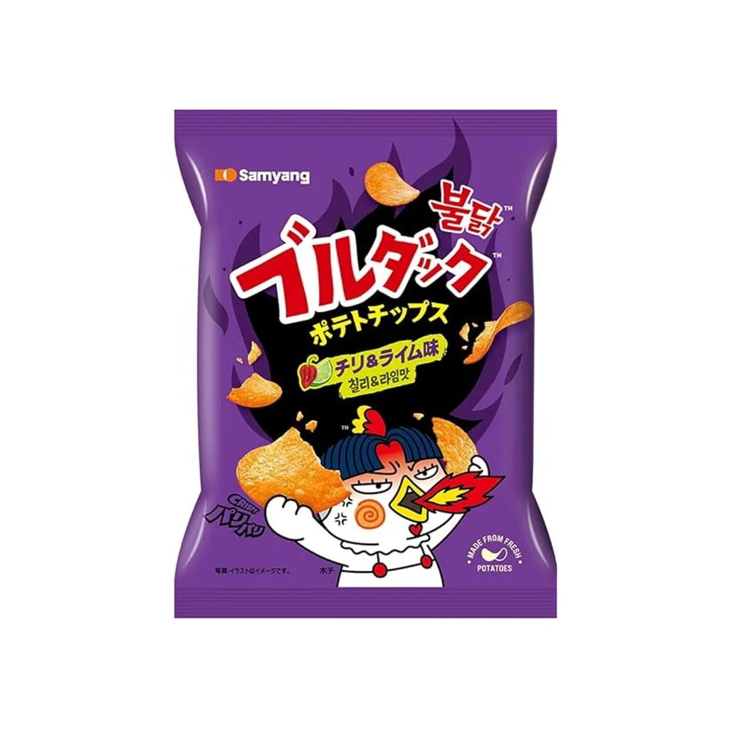 Samyang Buldak Potato Chips Chili Lime Flavor 55g-SnackShop-SNACK SHOP AUSTRIA
