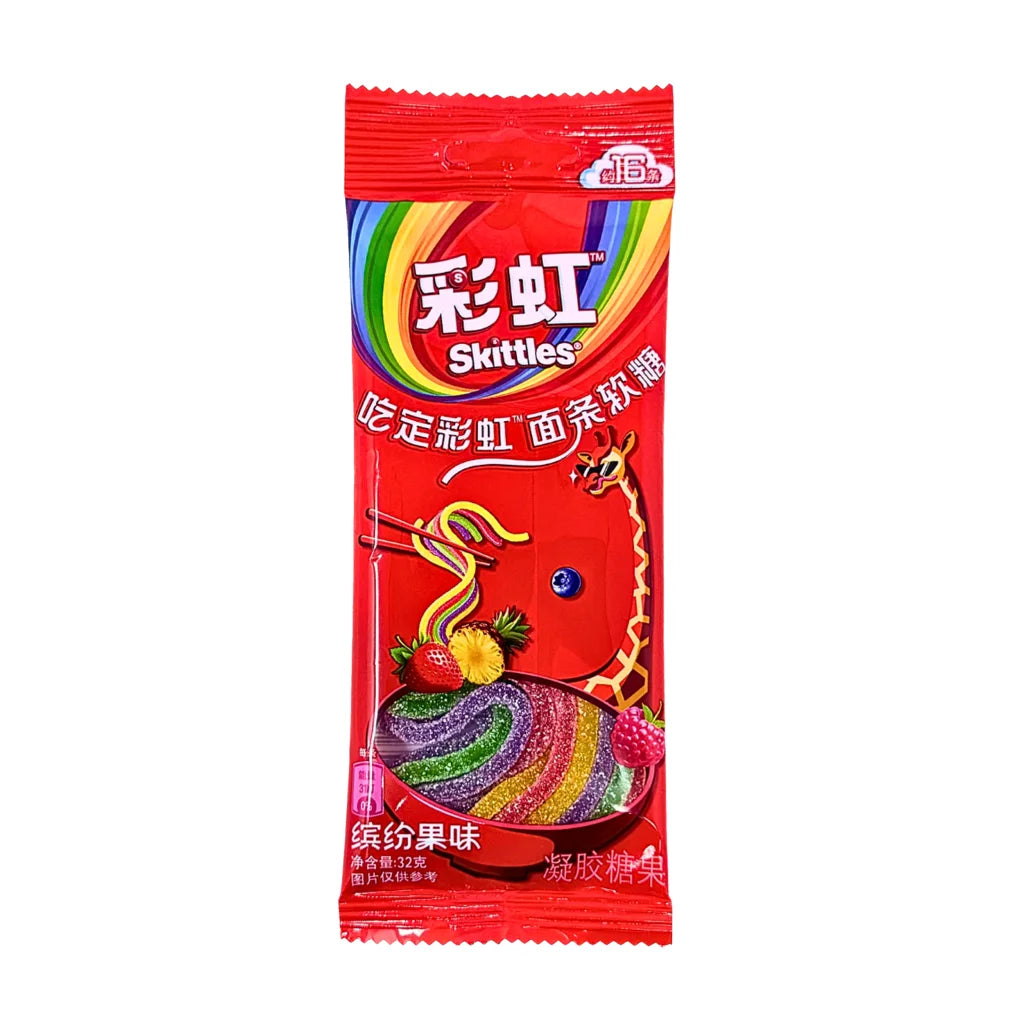Skittles Noodle Gummy 32g-SnackShop-SNACK SHOP AUSTRIA