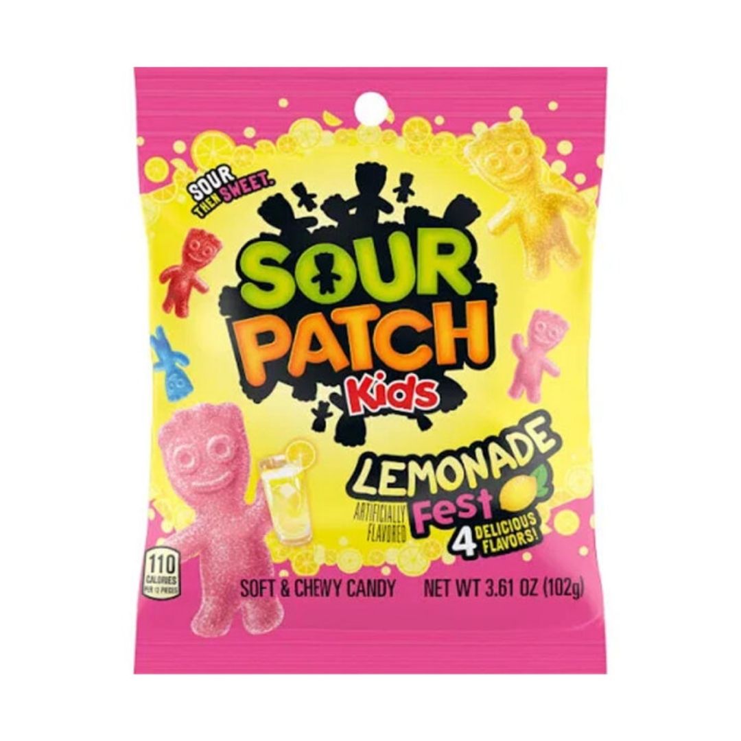 Sour Patch Kids Lemonade Fest 102g-SnackShop-SNACK SHOP AUSTRIA