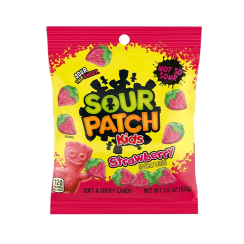 Sour Patch Kids Strawberry 102g-SNACK SHOP AUSTRIA-SNACK SHOP AUSTRIA