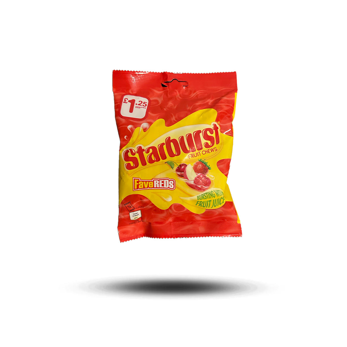 Starburst Fruit Chews Fave Reds 127g-Starburst-SNACK SHOP AUSTRIA