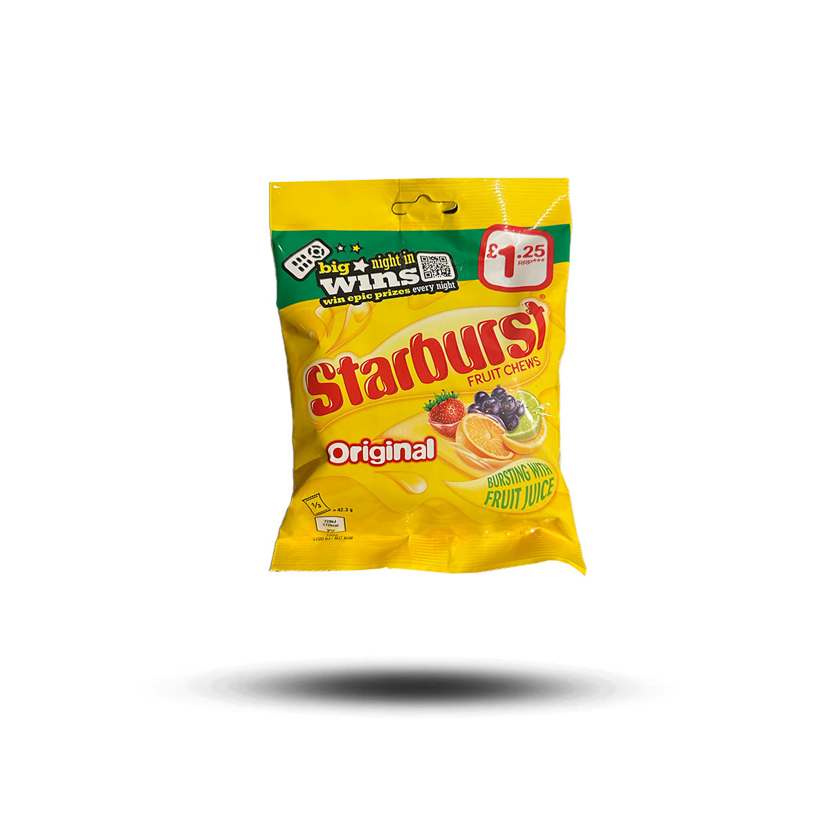 Starburst Fruit Chews Original 127g-Starburst-SNACK SHOP AUSTRIA