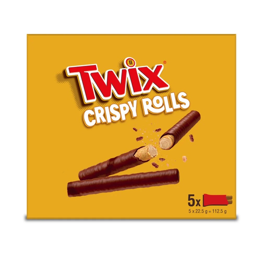 Twix Crispy Rolls 5 x 22,5g-SnackShop B2C-SNACK SHOP AUSTRIA