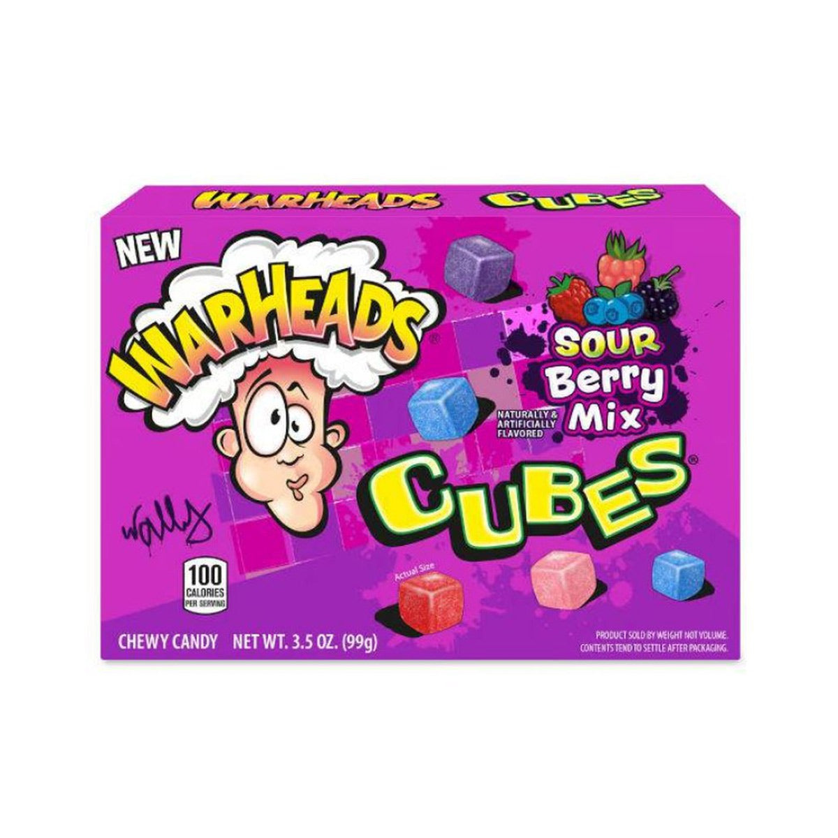 Warheads Cubes Sour Berry Mix Chewy Candy 99g-SNACK SHOP AUSTRIA-SNACK SHOP AUSTRIA