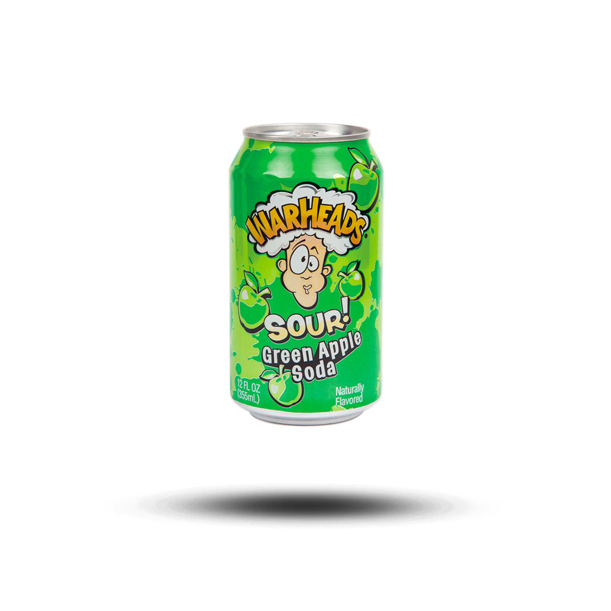 Warheads Sour Green Apple Soda 355ml-Warheads-SNACK SHOP AUSTRIA