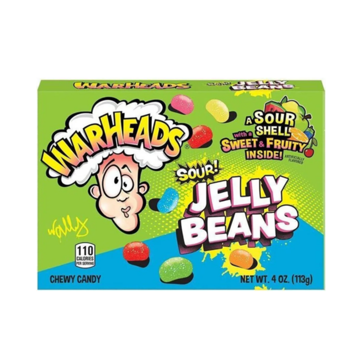 Warheads Sour Jelly Beans 113g-SNACK SHOP AUSTRIA-SNACK SHOP AUSTRIA