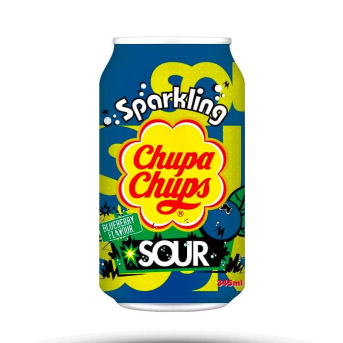 Chupa Chups Sparkling Sour Blueberry 345ml-Nam Yang-SNACK SHOP AUSTRIA