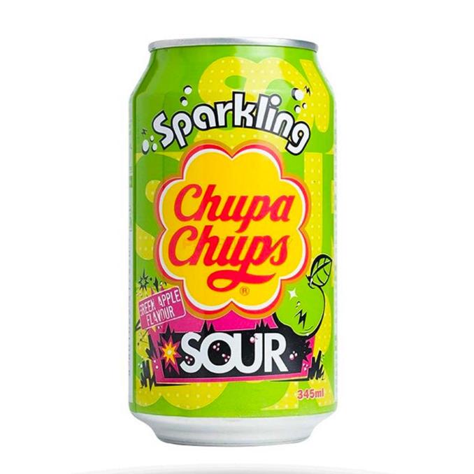 Chupa Chups Sparkling Sour Green Apple 345ml-Nam Yang-SNACK SHOP AUSTRIA