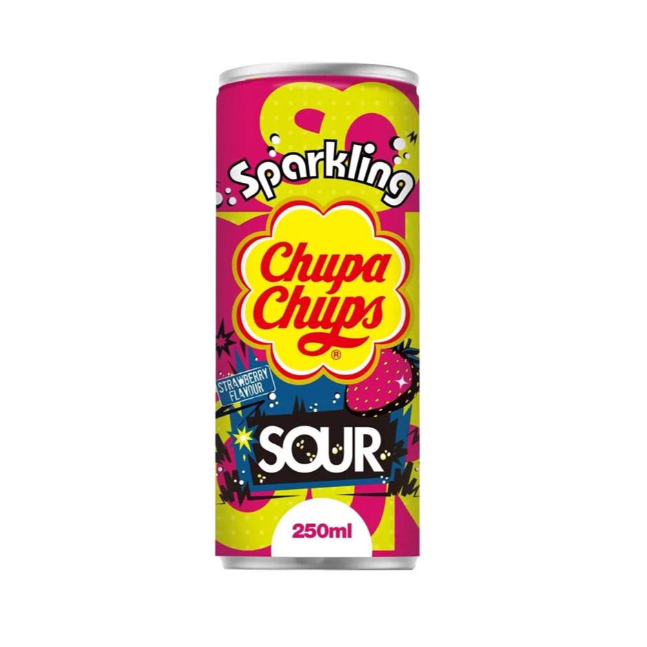 Chupa Chups Sour Strawberry 250ml-SNACK SHOP AUSTRIA-SNACK SHOP AUSTRIA