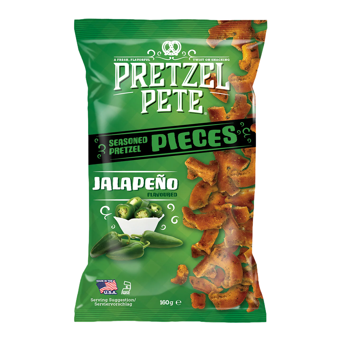 Pretzel Pete Jalapeno 160g-SNACK SHOP AUSTRIA-SNACK SHOP AUSTRIA