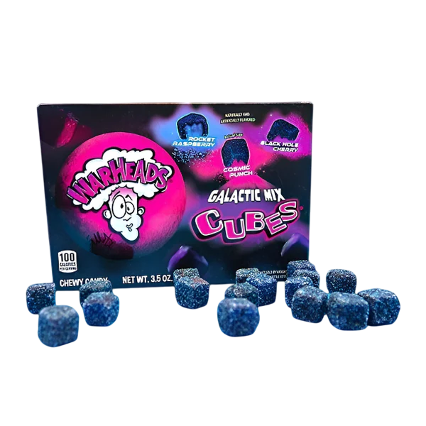 Warheads Cubes Galactic Mix Chewy Candy 99g-SNACK SHOP AUSTRIA-SNACK SHOP AUSTRIA