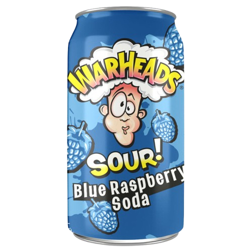 Warheads Sour! Blue Raspberry Soda 330 ml-SNACK SHOP AUSTRIA-SNACK SHOP AUSTRIA
