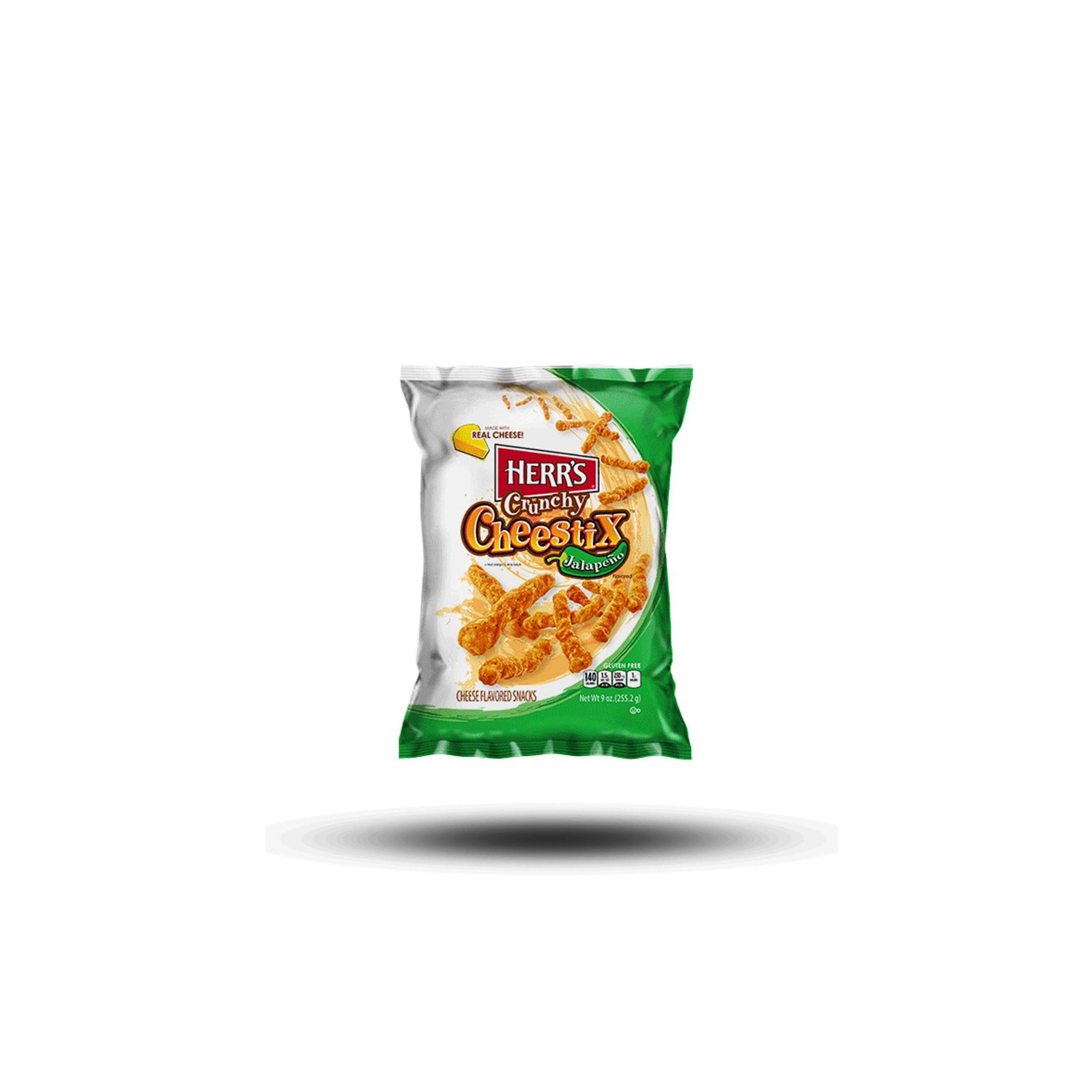 Herr's Crunchy Cheestix Jalapeno Flavored 255g-Herr´s-SNACK SHOP AUSTRIA