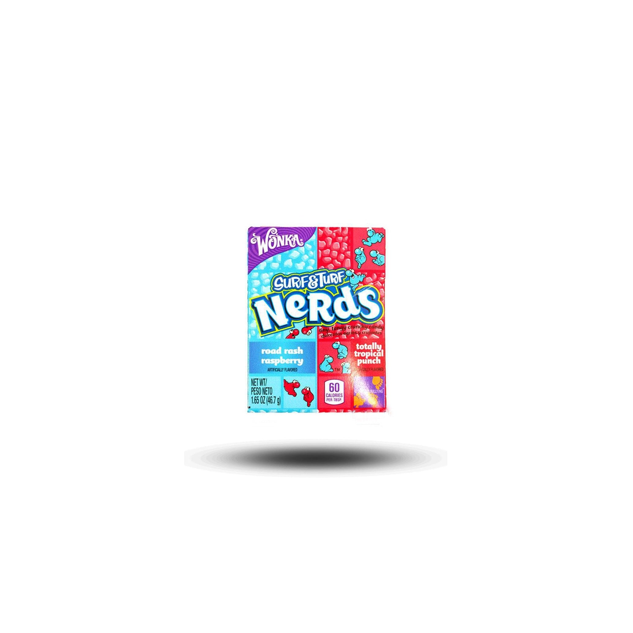 Nerds Candy - Surf & Turf - raspberry & tropical punch 46g-Ferrara Candy Company-SNACK SHOP AUSTRIA