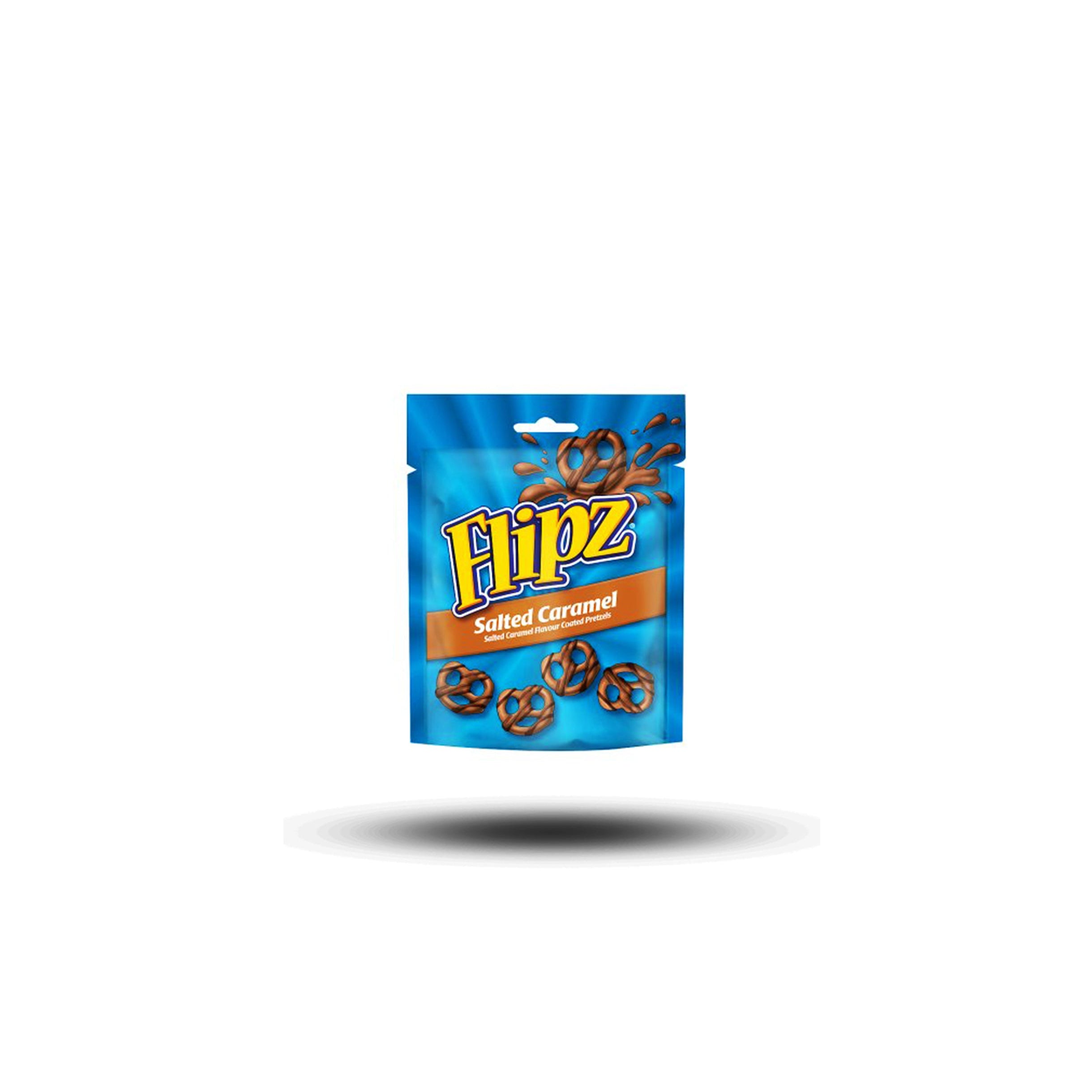 Flipz Salted Caramel Flavour Coated Pretzels 90g-Star Brands North America, Inc.-SNACK SHOP AUSTRIA